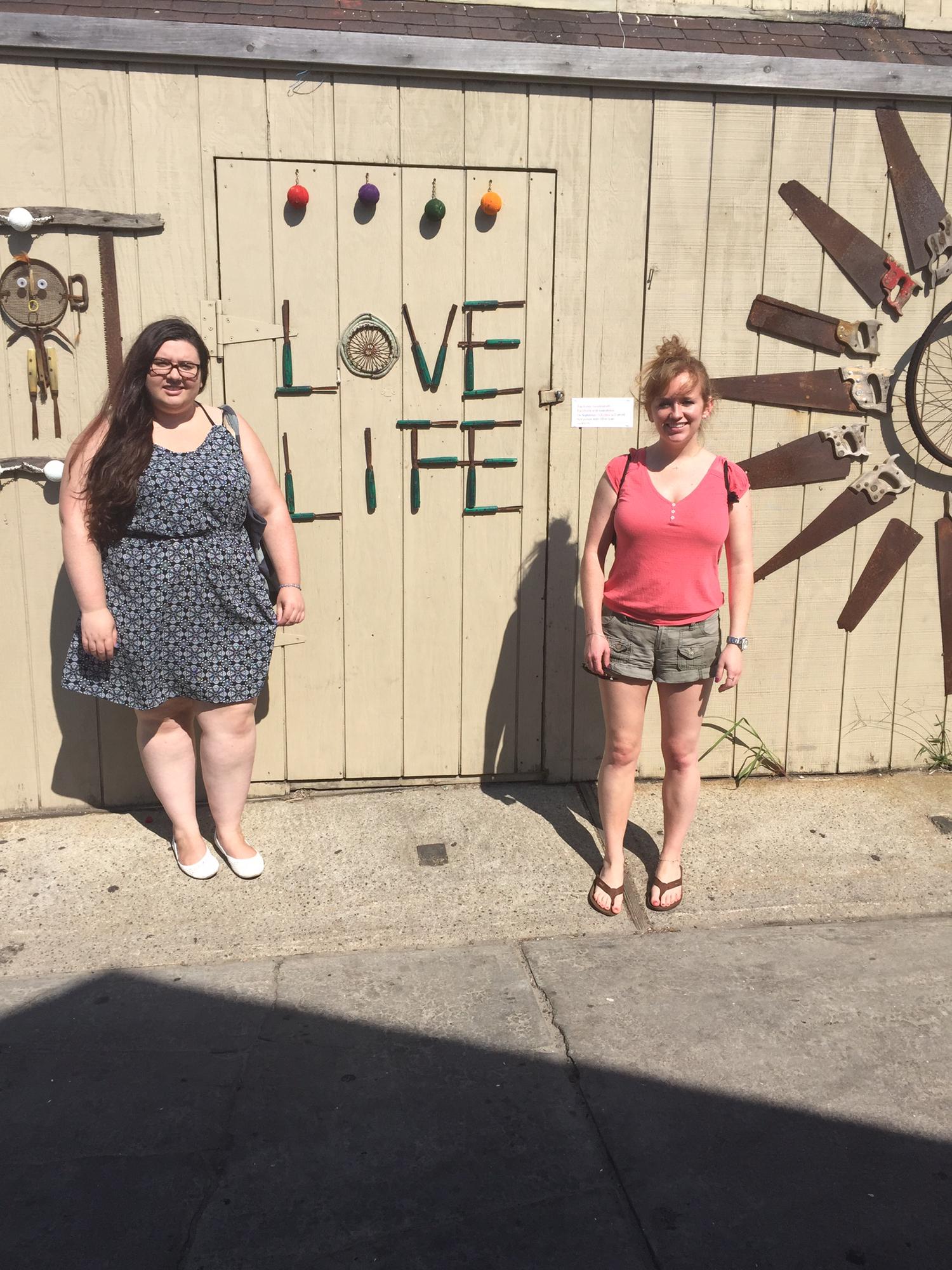 Katie and Christie in fire island