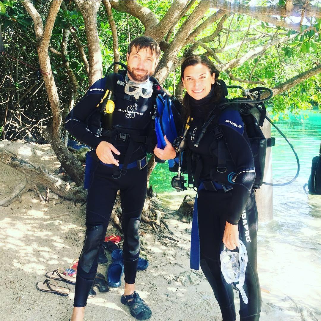 the day I got scuba certified in a Tulum cenote!