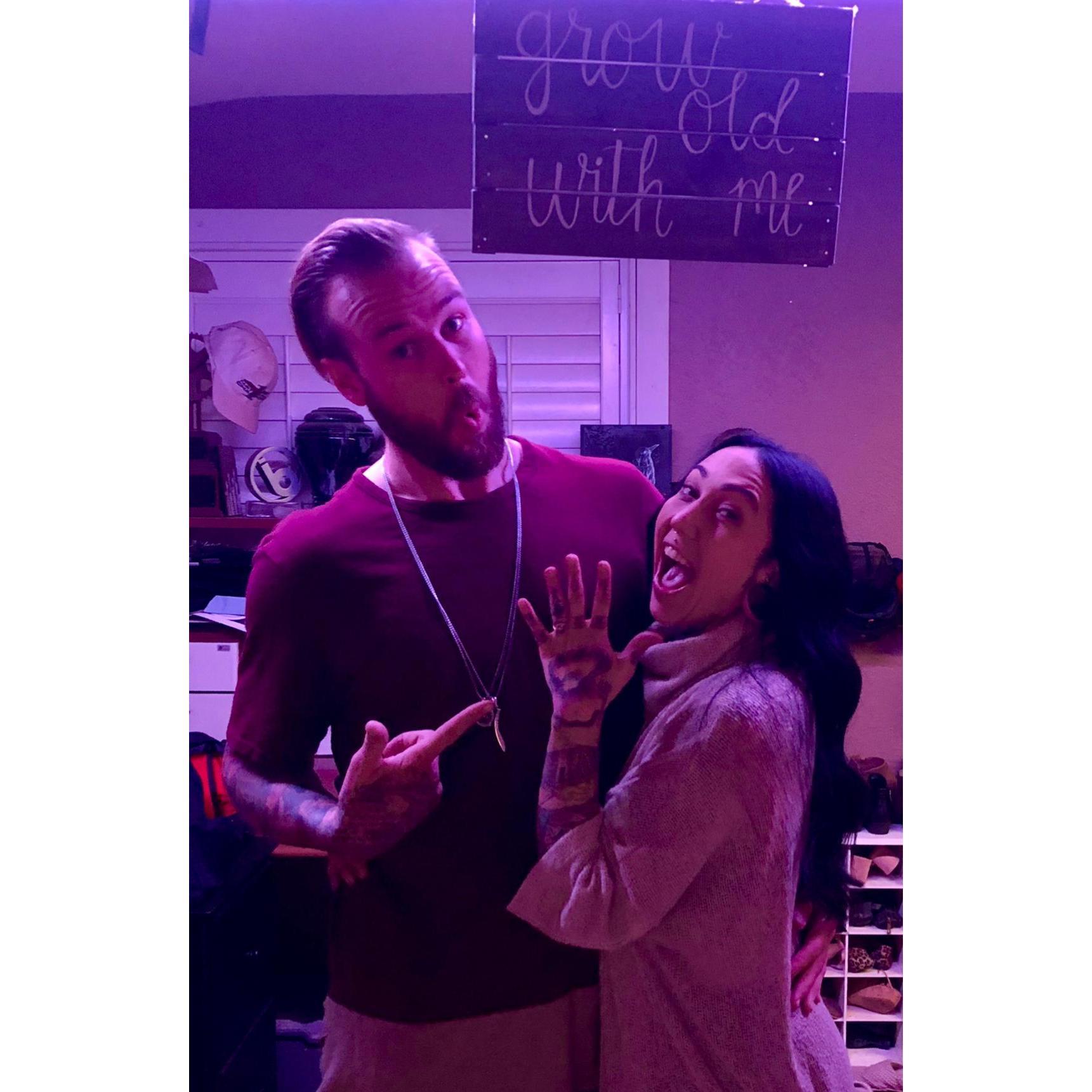We got engaged!