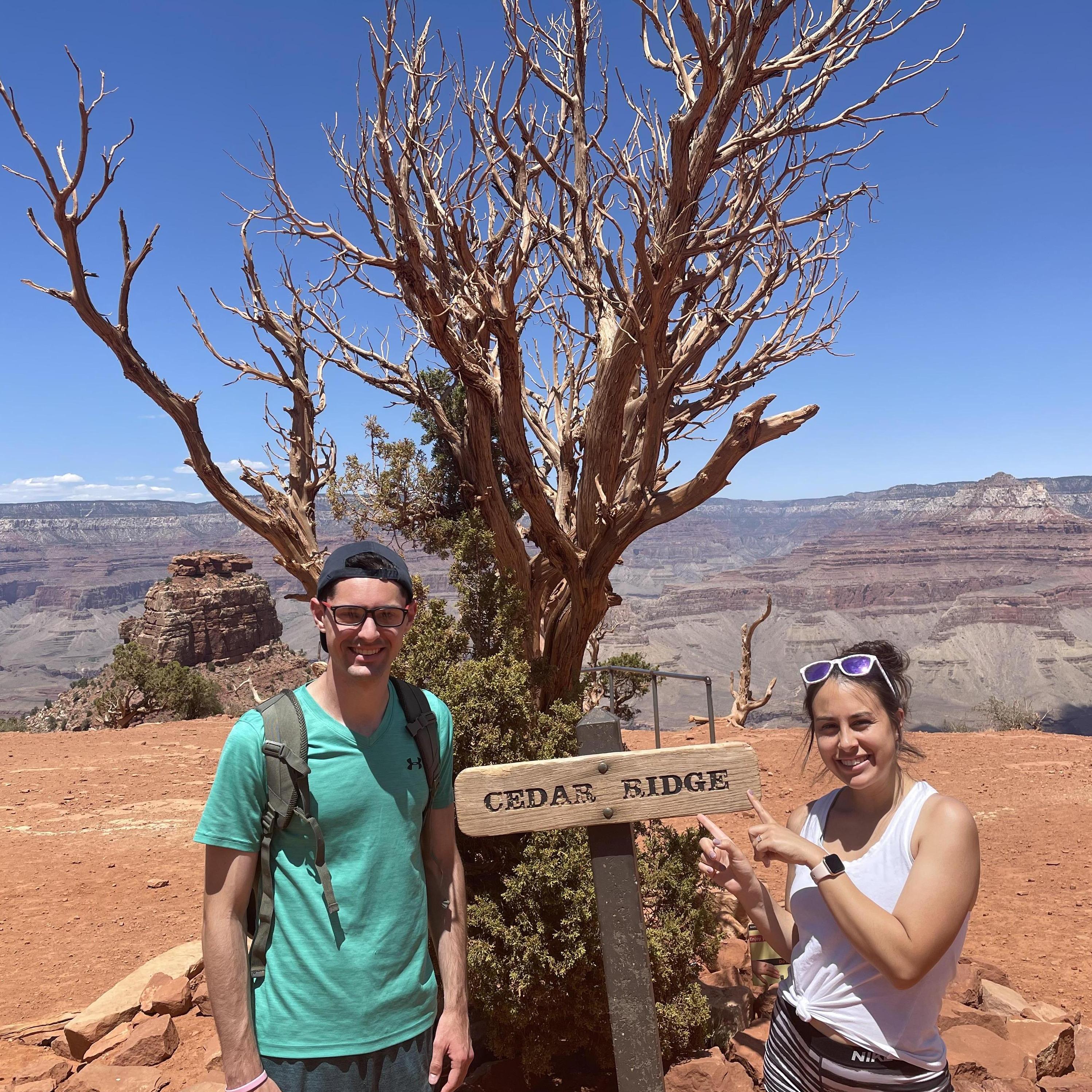 Our hike into the Grand Canyon.