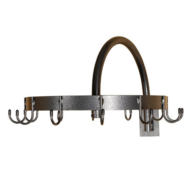 EASY-UP Pro Mounted Rotary XL Bridle Rack | Rotary Design | Space-Saving | 12 Tack Hooks | Top Shelf for Supplies | Horse Stable Essential | Color Gray