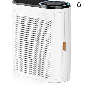 AROEVE Air Purifiers for Home Large Room Up to 1095 Sq.Ft Coverage with Air Quality Sensors Impressive Filter Layer with Auto Function for Home, Bedroom, MK04- White(Available for California)