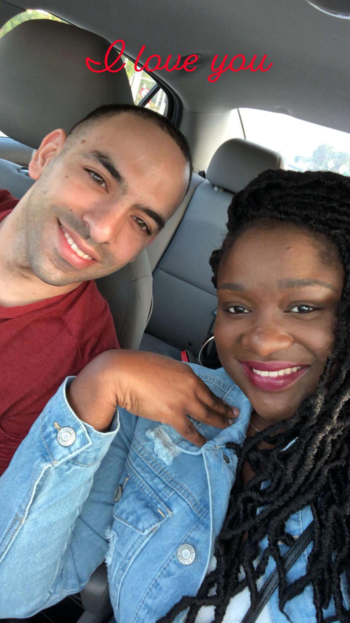 Going to the movies to spend quality time before having our baby