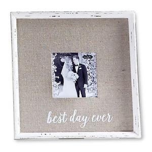 Best Day Ever Linen Picture Frame