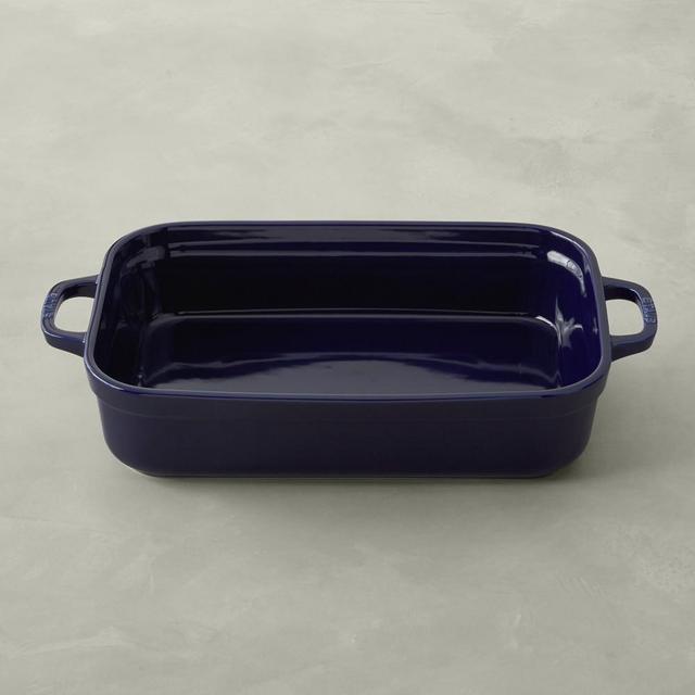 Staub Stoneware Rectangular Baker, 9" x 13", Sapphire