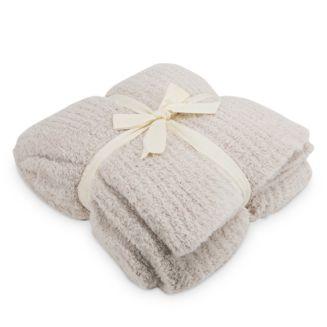 Barefoot Dreams CozyChic Ribbed Throw - Almond