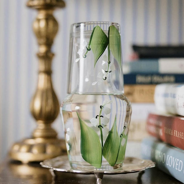 Lily Of The Valley Carafe And Tumbler