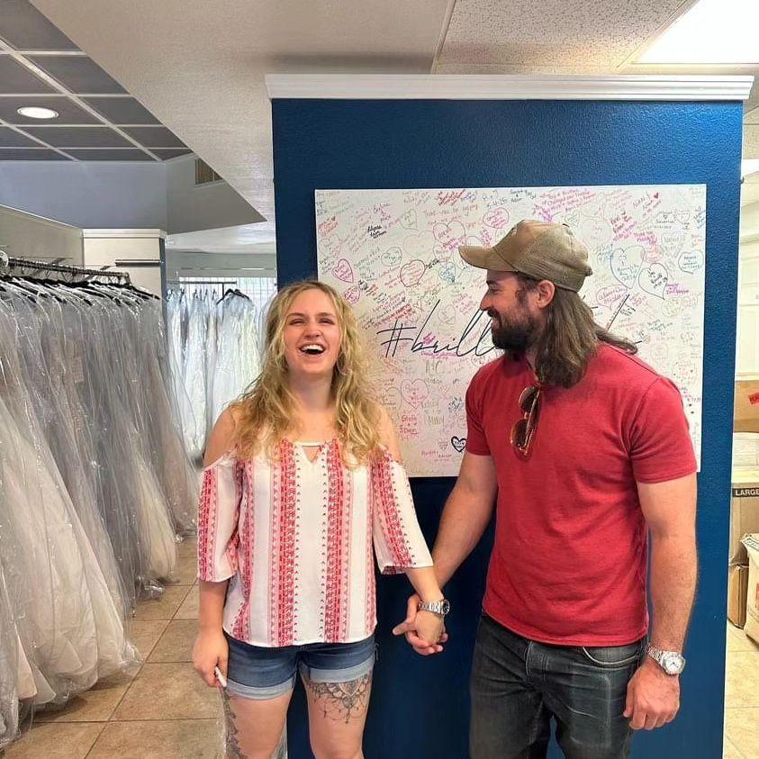 When I said 'yes' to the dress!!