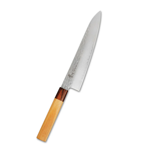 Sakai Takayuki Damascus Hammered VG-10 Gyuto 210mm (8.2") with Wa-handle