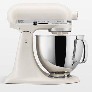KitchenAid Artisan Series Matte White 5-Quart Tilt-Head Stand Mixer Porcelain