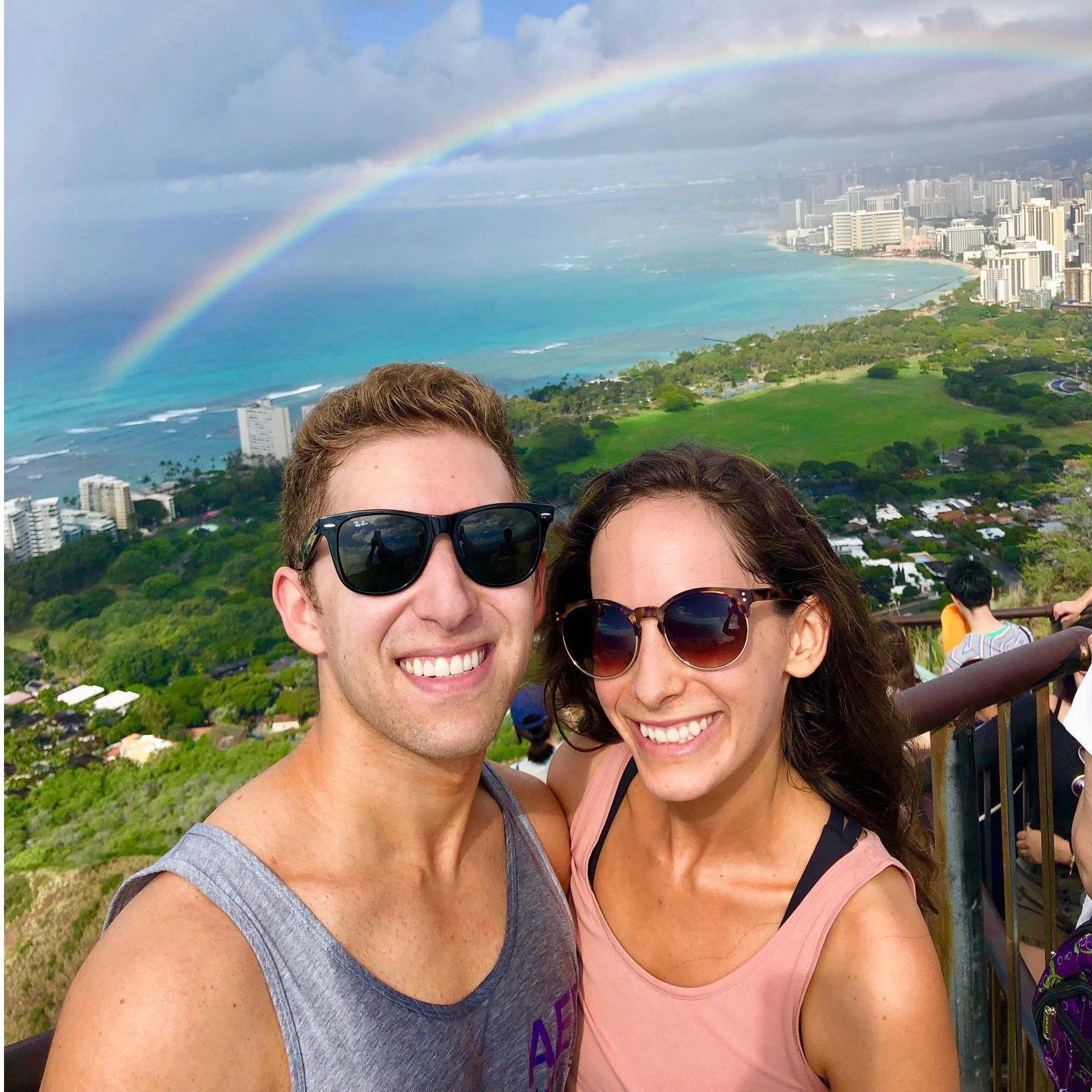Diamond Head Hike in Waikiki. February 2018