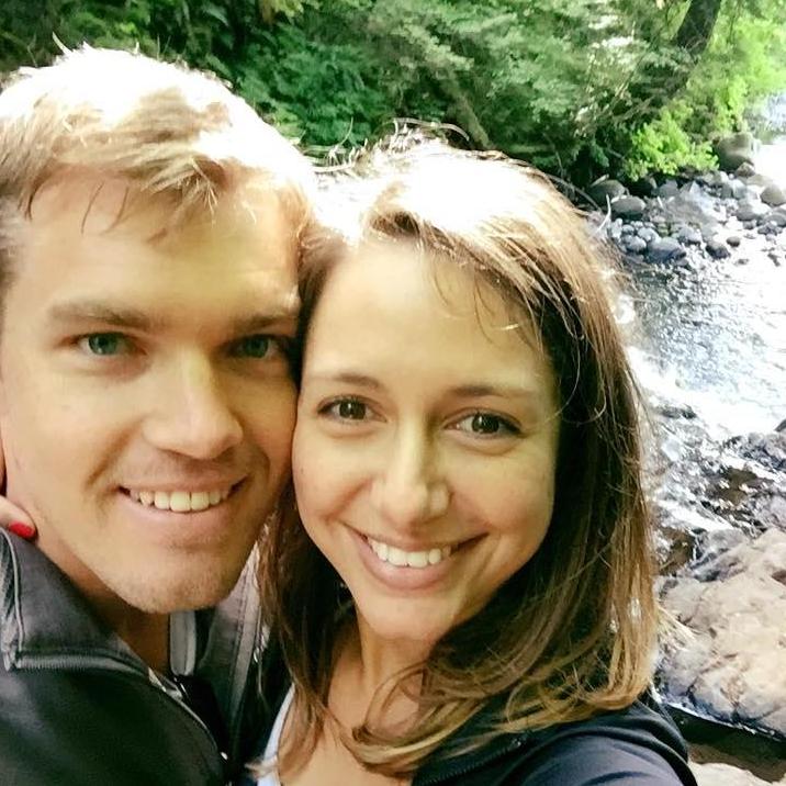 We first said "I love you" at the top of a waterfall