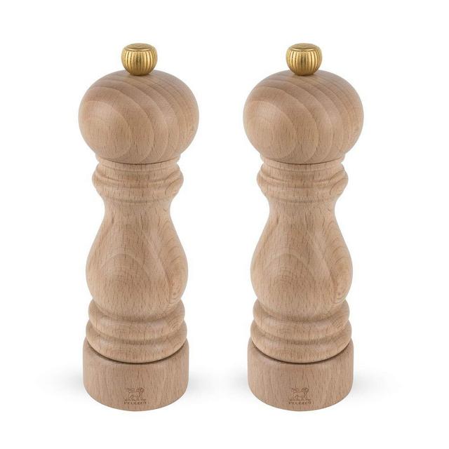 Peugeot 2/23386 Paris U'Select 7 Inch Salt and Pepper Mill Set, Natural