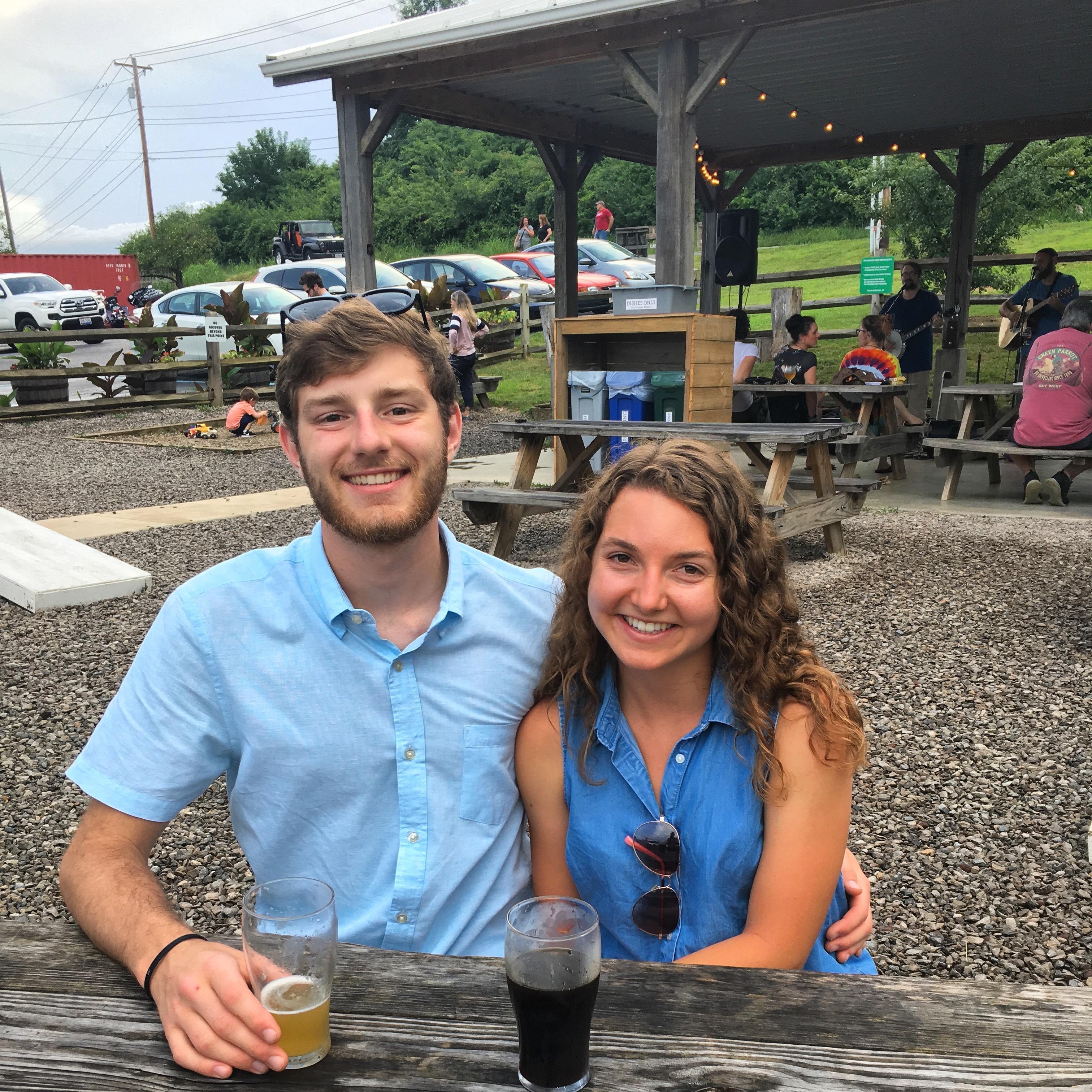 Justin visited Mattie in Athens over 4th of July weekend in 2019! They hiked 11 miles, biked 40 miles, and enjoyed some beer and pizza at Little Fish Brewery.