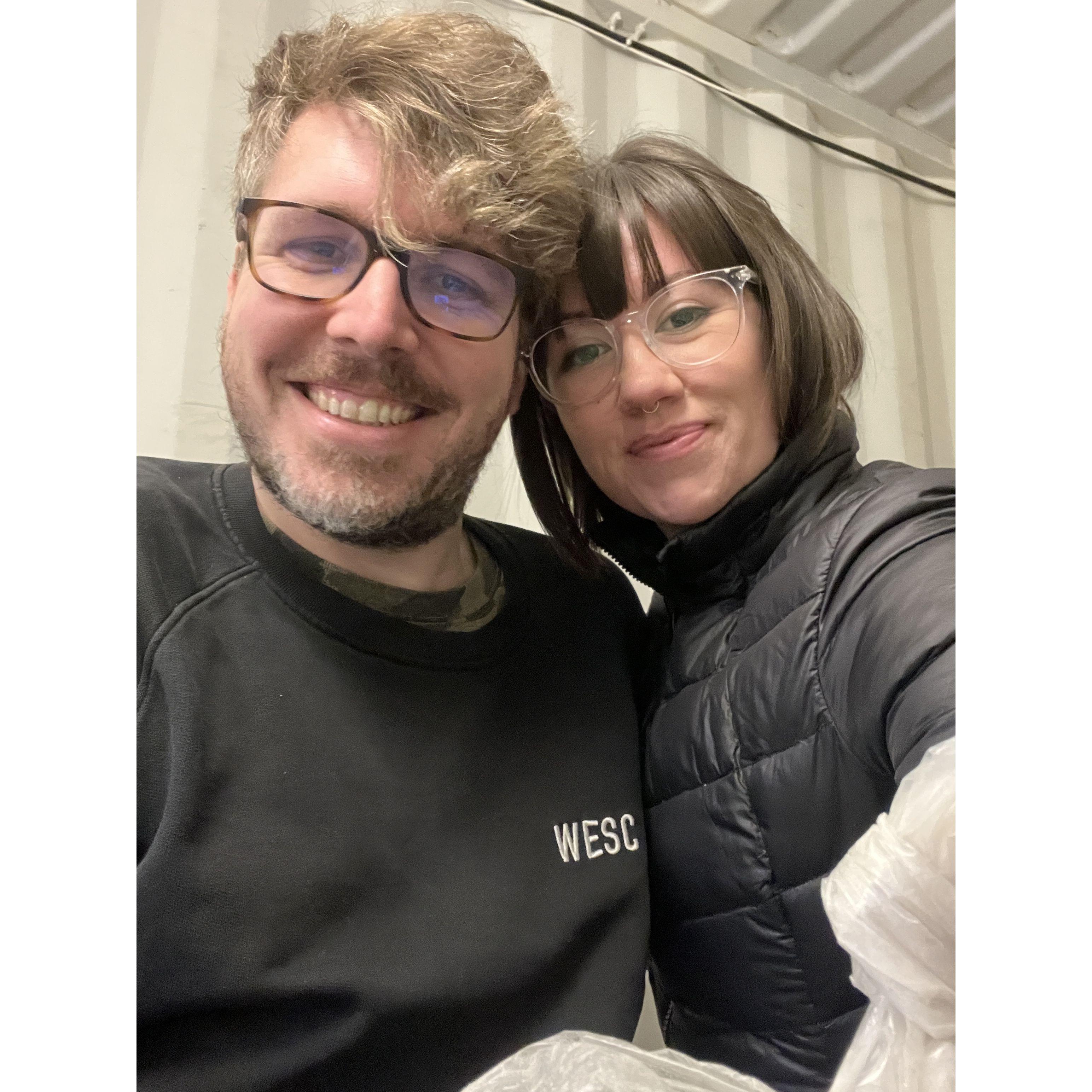 Pottery Class for Lee's birthday in Copenhagen