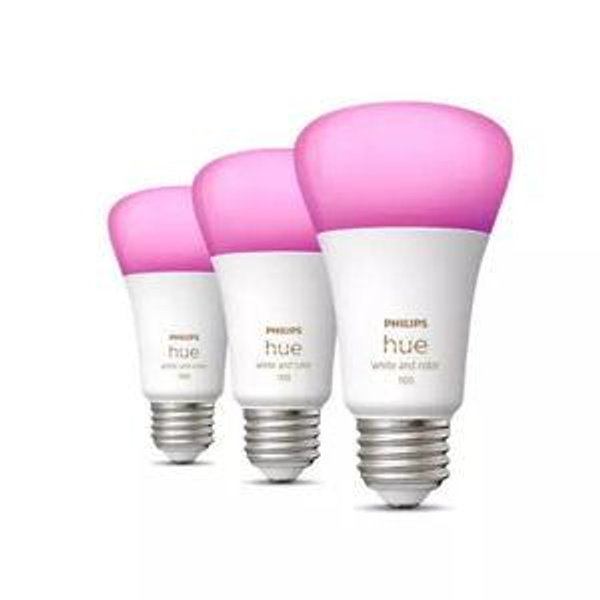 Phillips Hue A19 - E26 smart bulb - 75 W (3-pack)