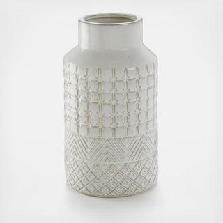 Relief Short Vase