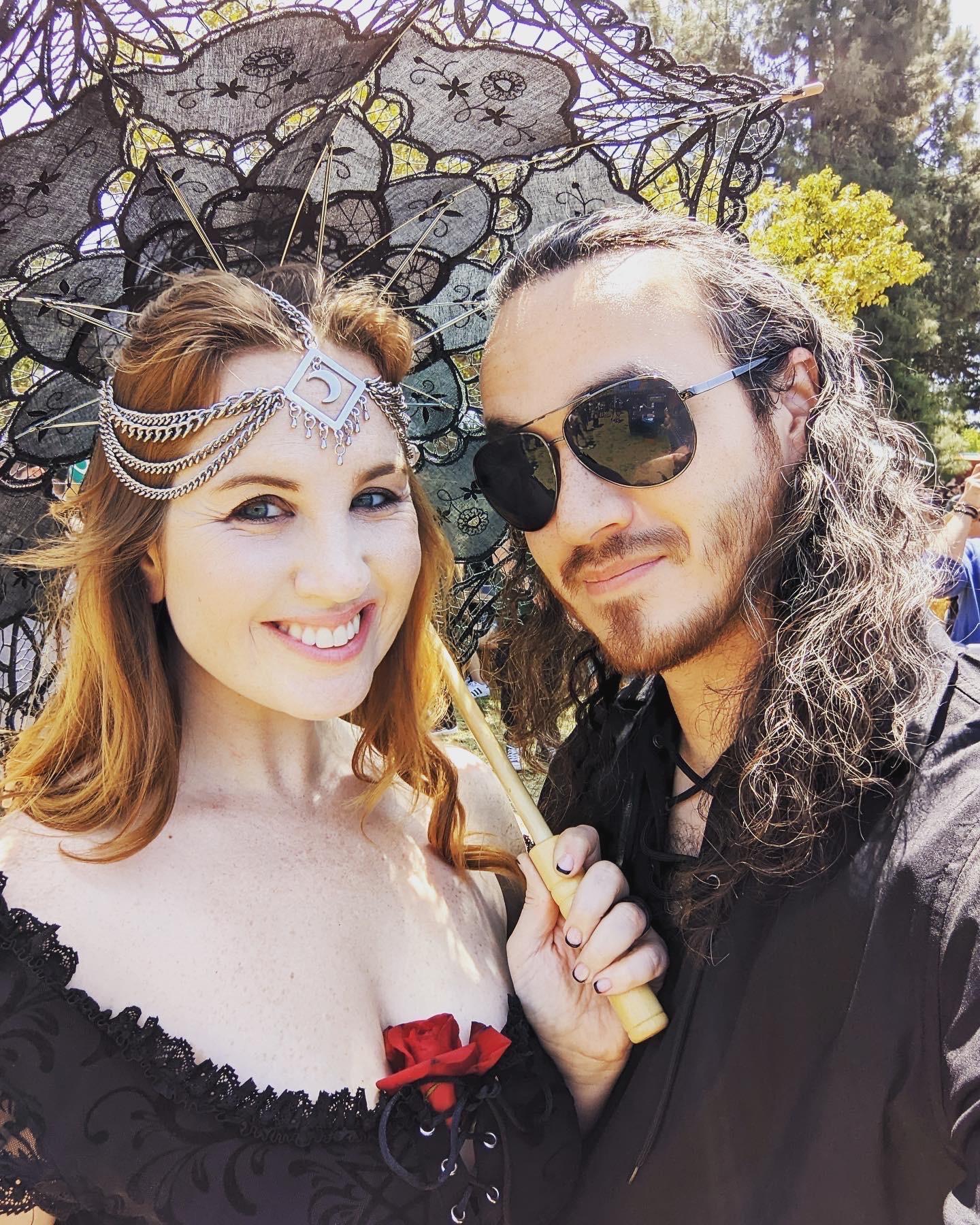 This is us dressing up for the Ren Faire!