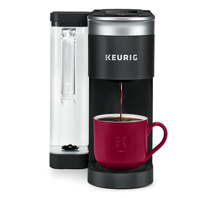 Keurig K-Supreme SMART Single Serve Coffee Maker With Wifi Compatibility, 4 Brew Sizes, And 66oz Removable Reservoir, Works With Alexa, Black