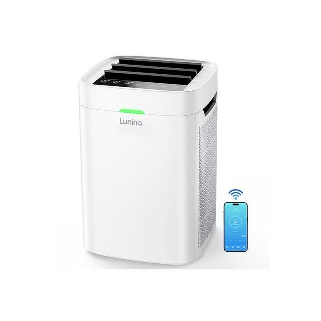 LUNINO Air Purifiers for Home Large Room up to 2400 Ft², Double-Sided HEPA Air Purifier with Washable Pre-filter, Smart WiFi, PM 2.5 Air Quality Monitor, Fan Modo, for Pets Hair, Dust, Pollen, Smoke