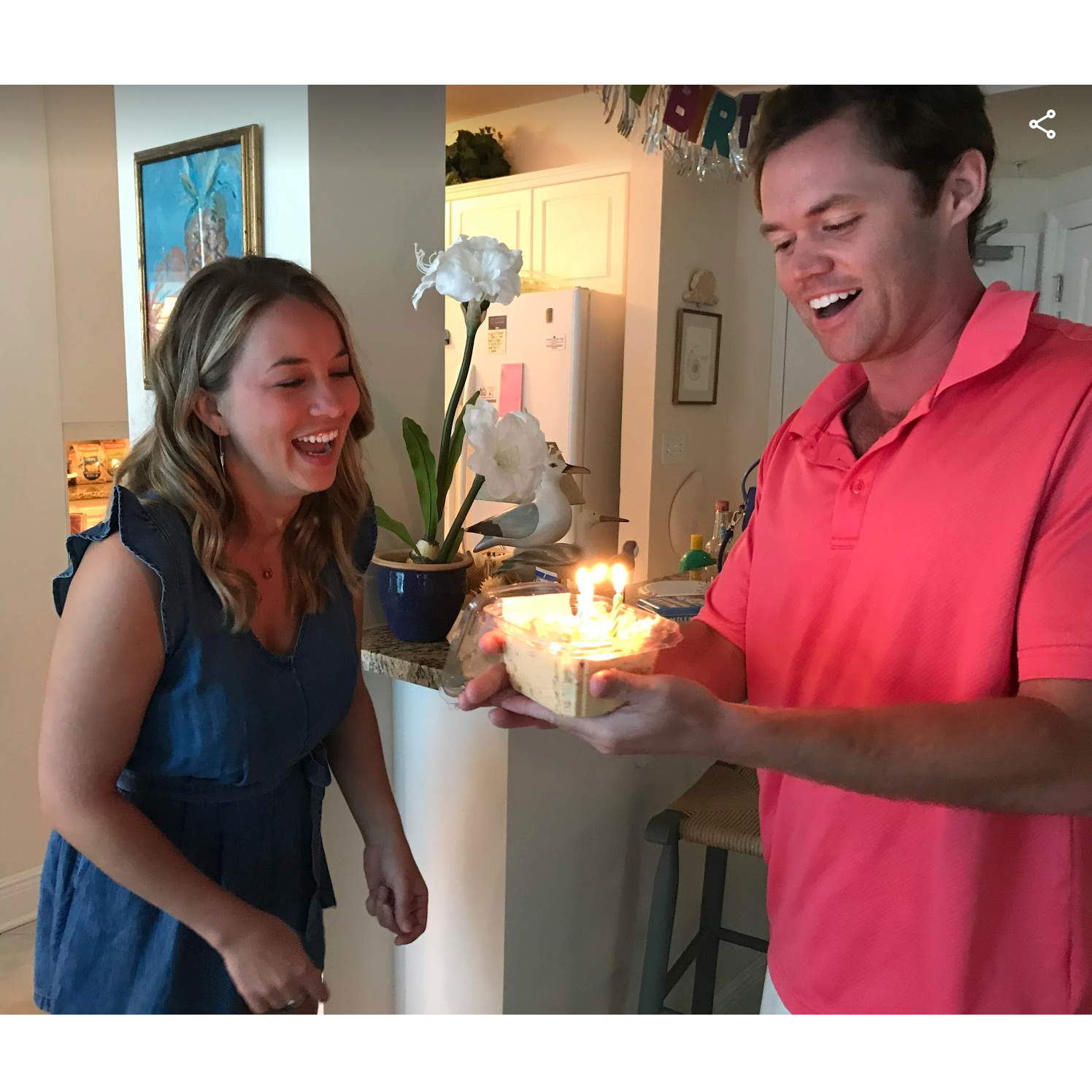 Celebrating Hannah's 28th birthday at the beach!
