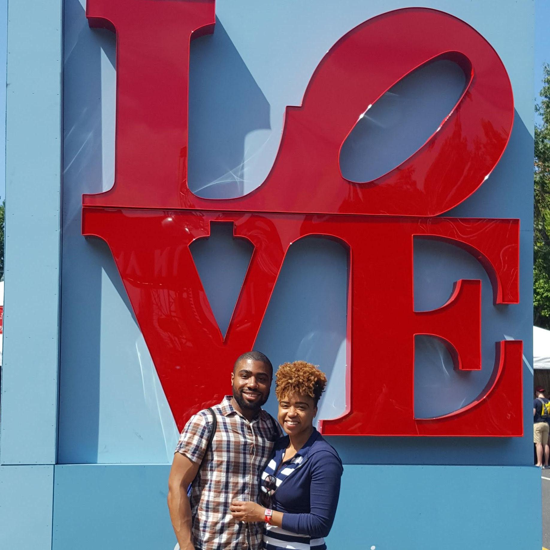 Our first trip together in 2016. It was Labor Day weekend in Philly.