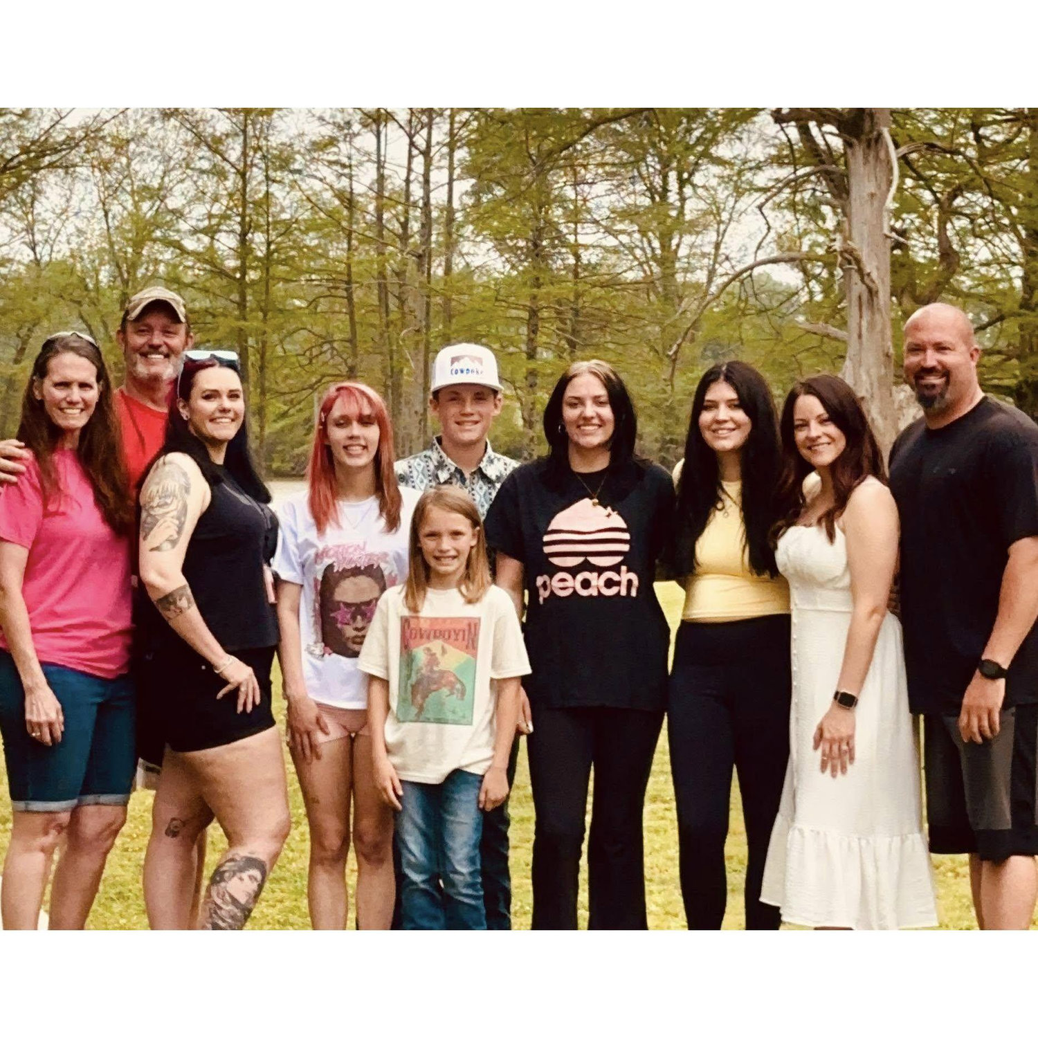Me, My parents, My nieces, nephew, brother and sister-in-law.
