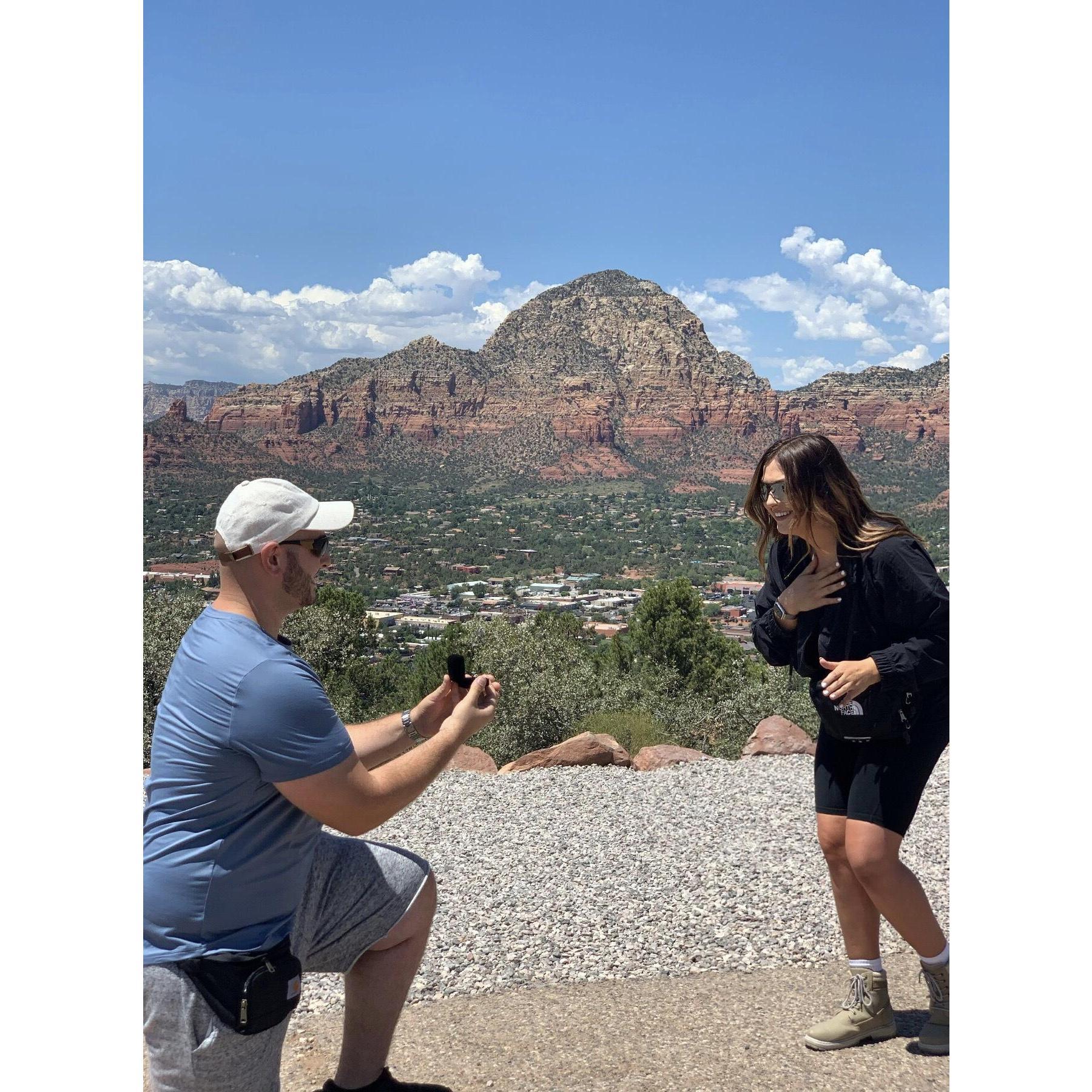 Proposal in Sedona, AZ
