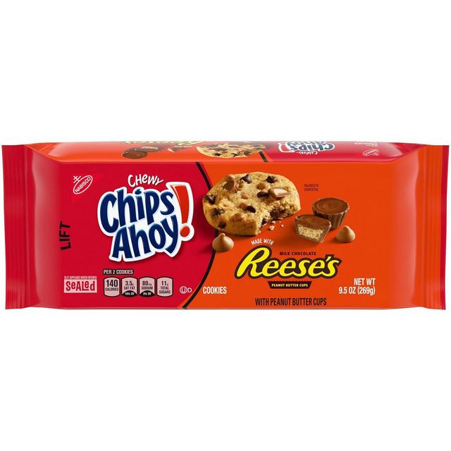 Chips Ahoy! Chewy Chocolate Chip Cookies With Reese's Peanut Butter Cups - 9.5oz