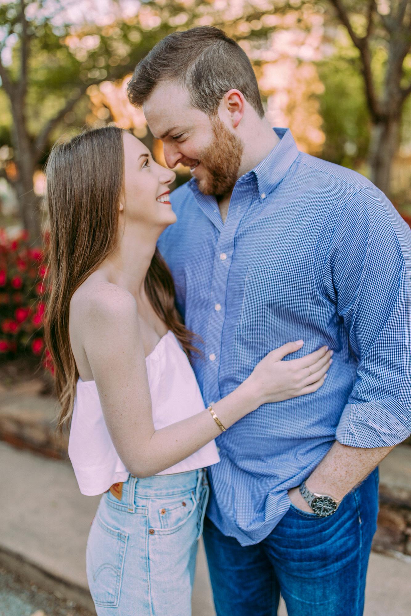 Engagement shoot in Fayetteville, Arkansas