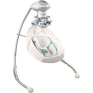 Fisher-Price Sweet Snugapuppy Dreams Cradle 'n Swing, White