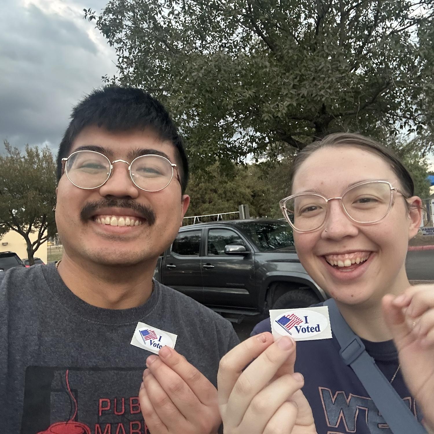 One of our favorite traditions is always making time to vote every election!!