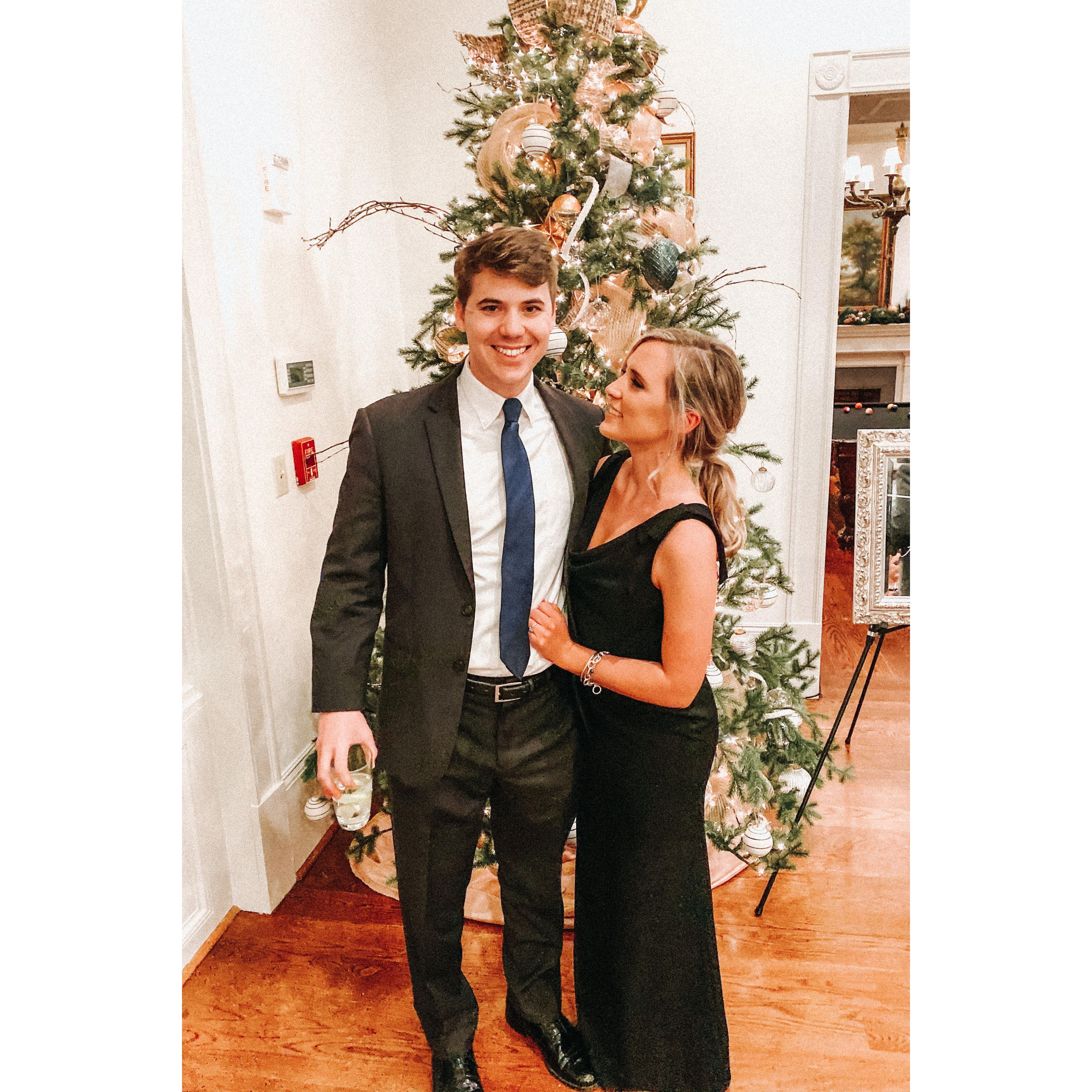 December 2019: Our first wedding attended as a couple