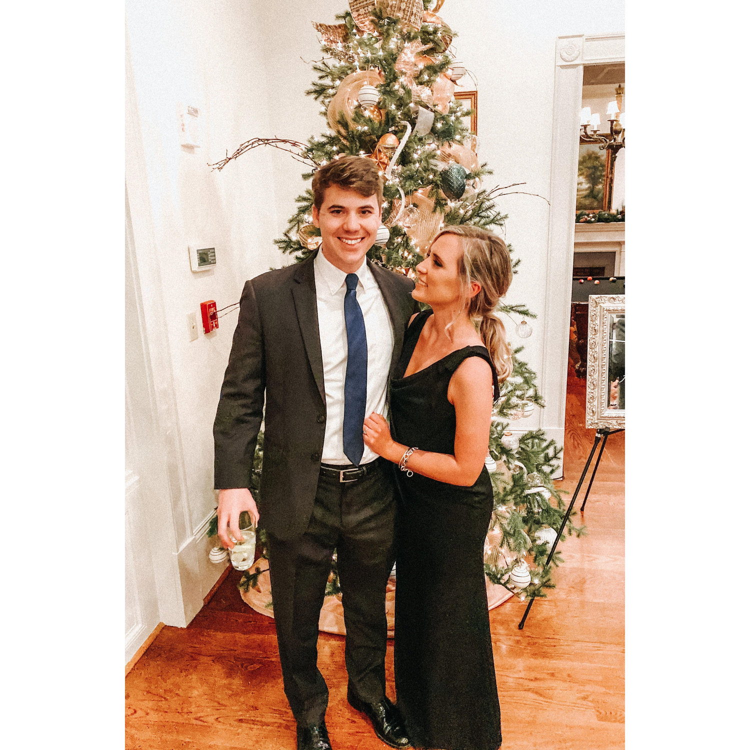 December 2019: Our first wedding attended as a couple