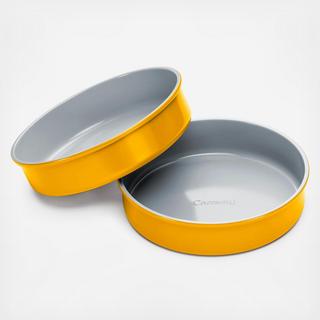 Ceramic Non-Stick Circle Pan, Set of 2
