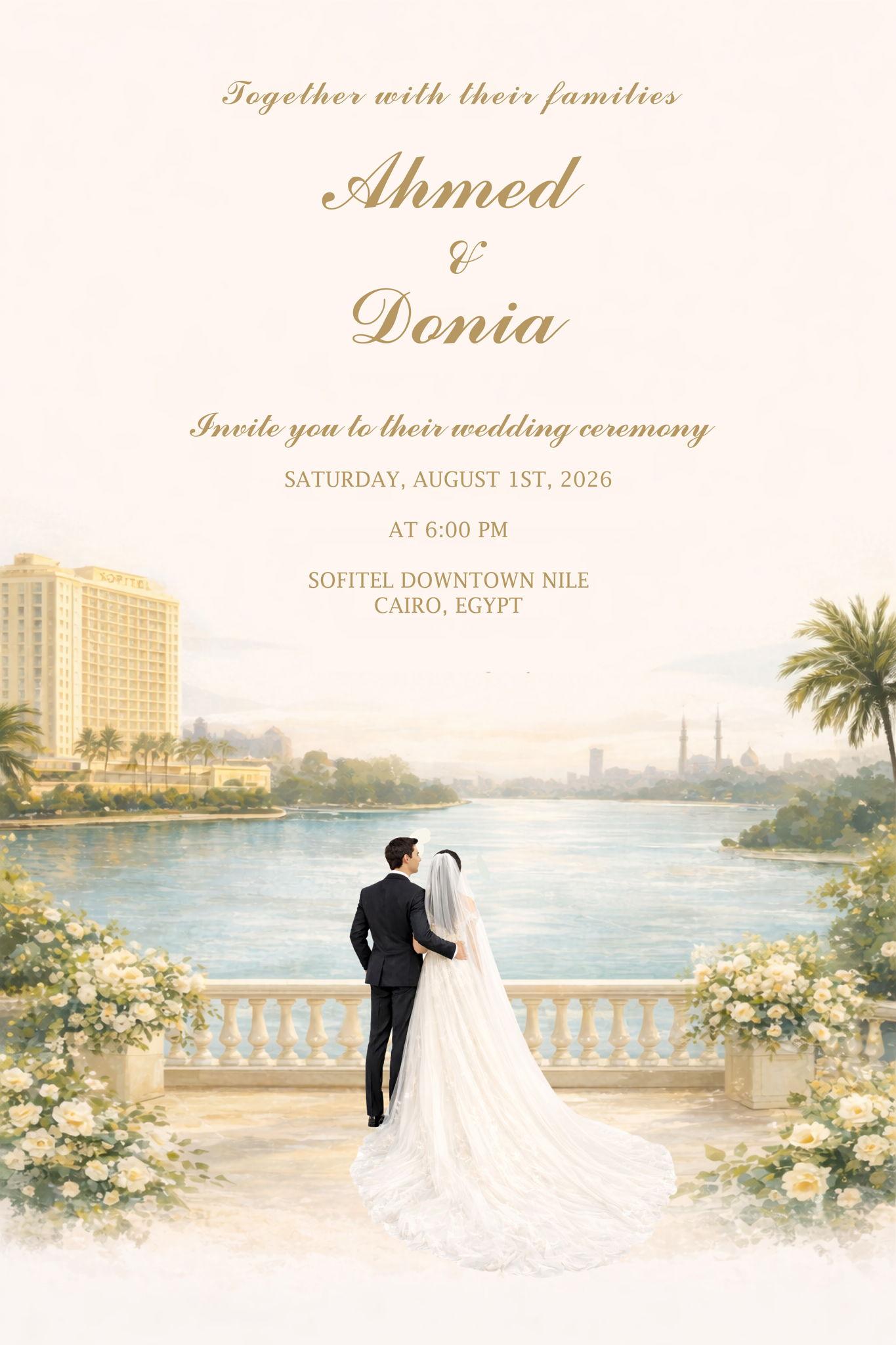 The Wedding Website of Donia Magdy and Ahmed Awad