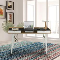 Modern Design Computer Desk with Storage Sand Stone - Techni Mobili