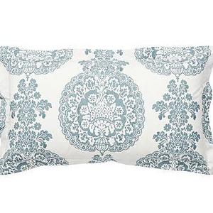 Lucianna Medallion Sham, King, Blue