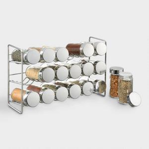 18 Jar Compact Kitchen Spice Rack