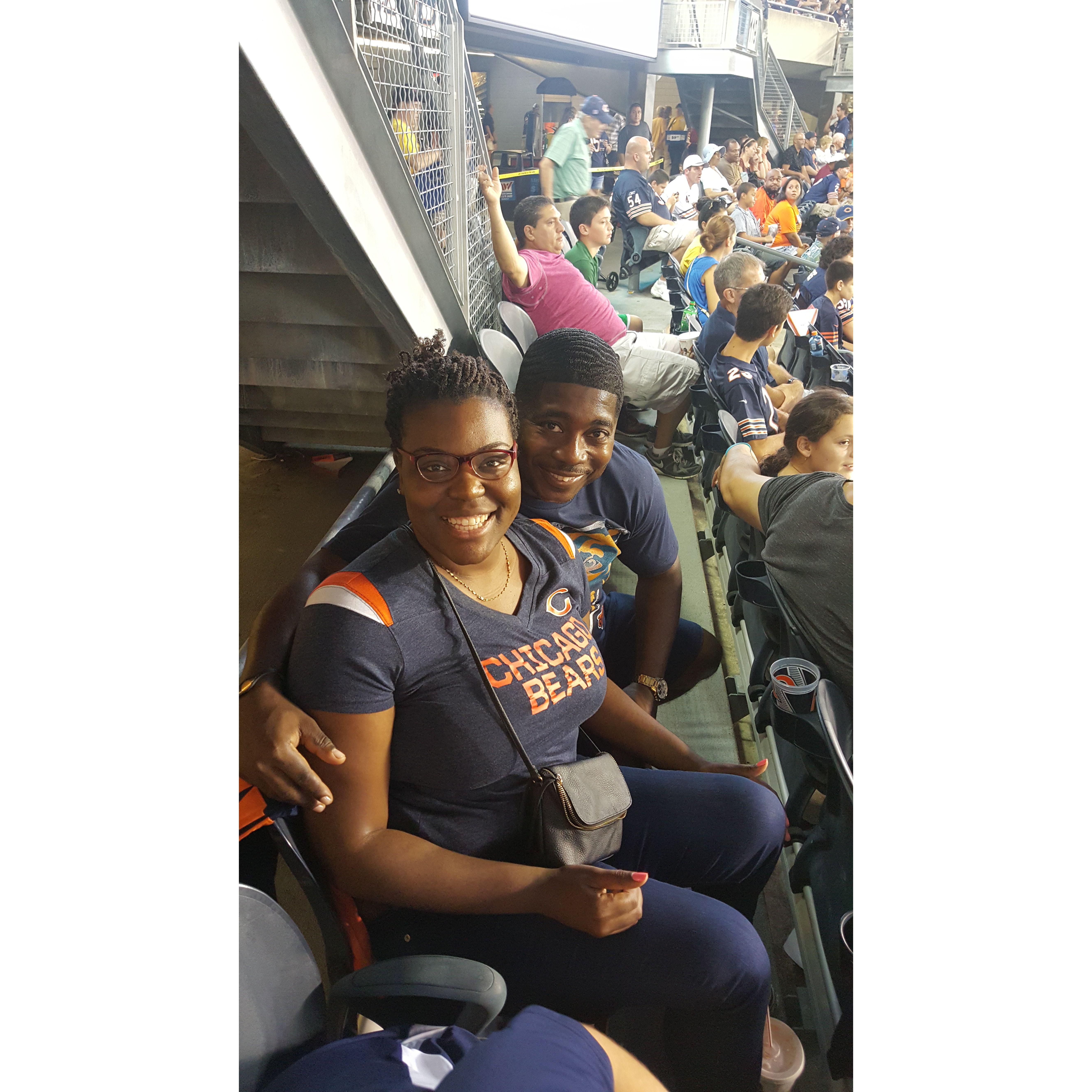 Krystal Cheating On The Cowboys At A Bears Game!