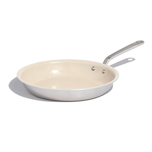 Made In Cookware - 12" Nonstick Ceramic Frying Pan - 5 Ply Stainless Clad - Professional Cookware - Crafted in USA - Induction Compatible