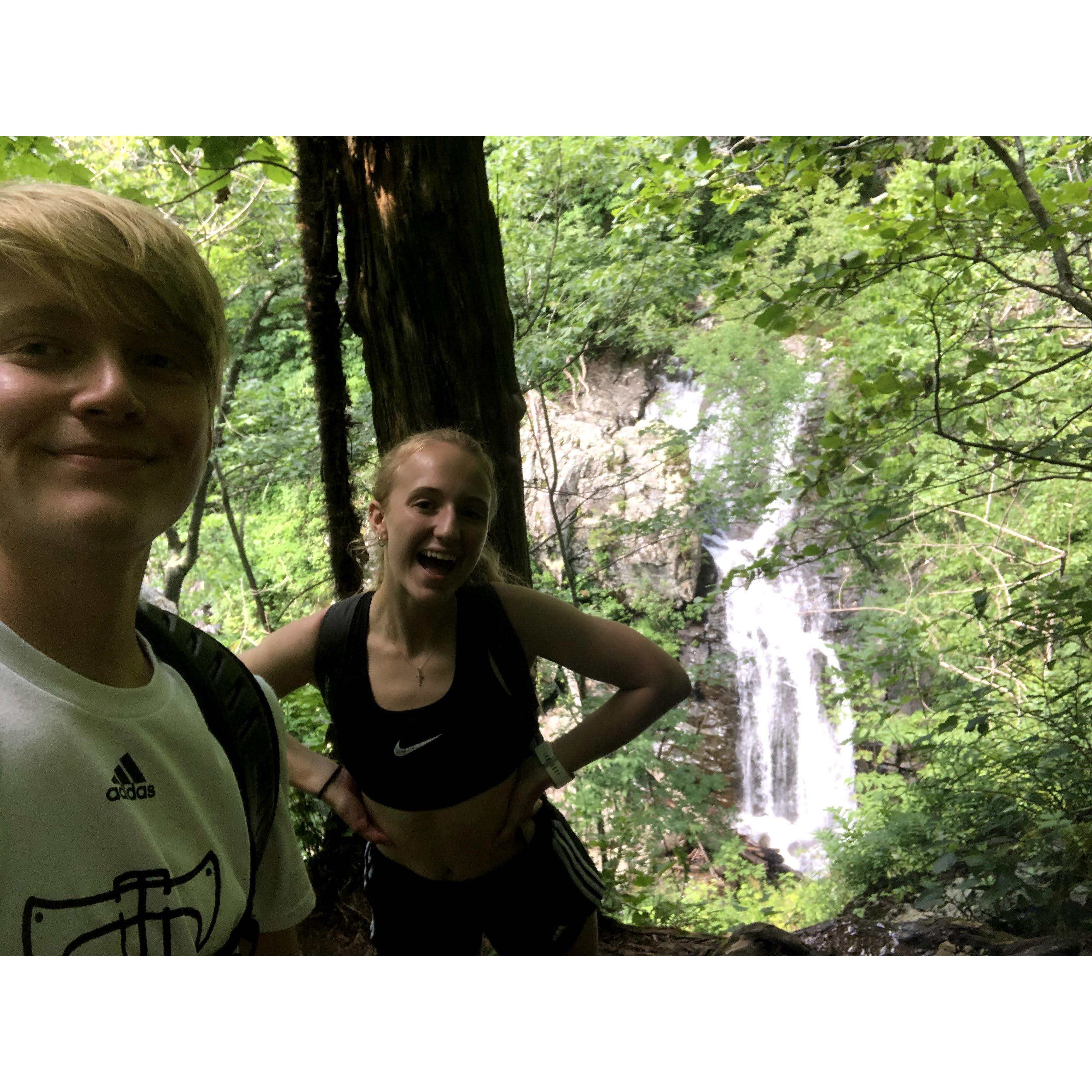 One of our favorite hikes, White Oak Canyon Trail, in Shenandoah National Park