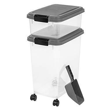 IRIS 3-Piece Airtight Pet Food Container Combo