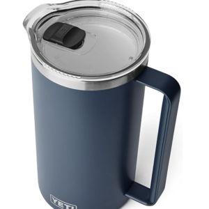 YETI Rambler 64 oz Pitcher, Vacuum Insulated, Stainless Steel with MagSlider Lid, Navy