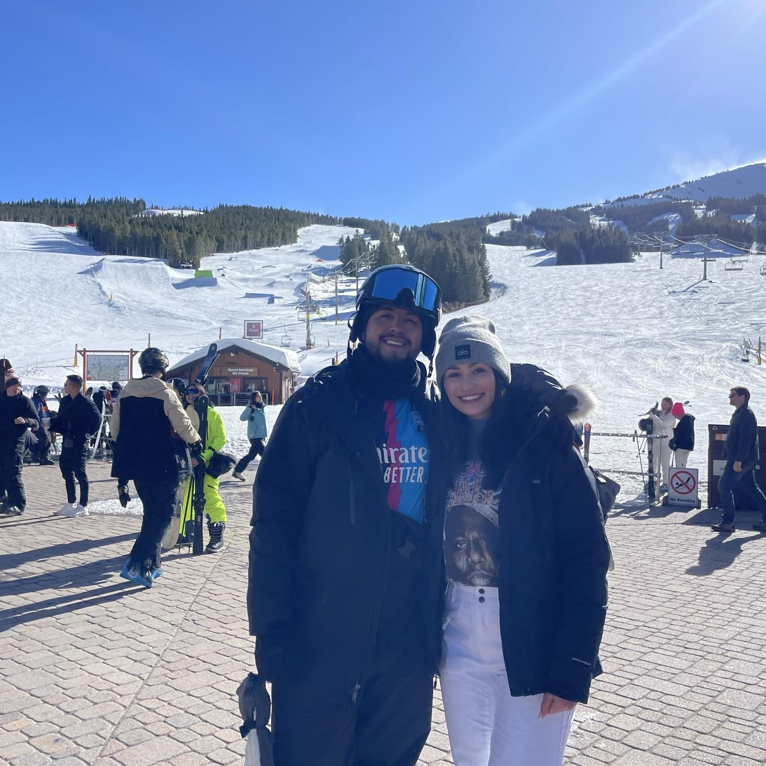 So sad I had to miss out on being on the slopes on the last day. The weather was perfect!