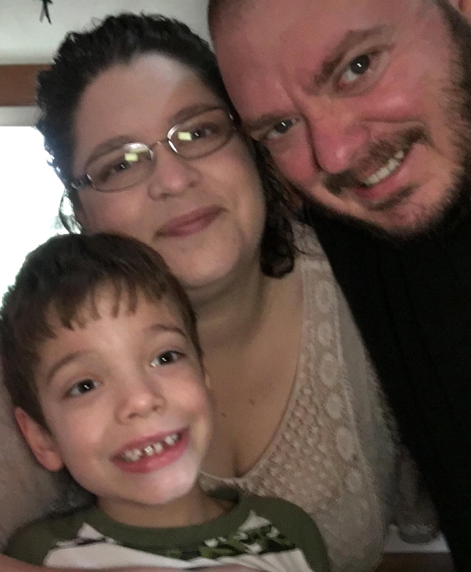 Our first candid “family” photo