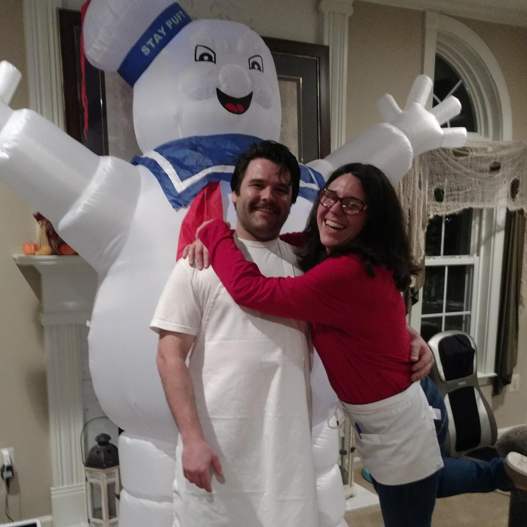 That time we were Bob & Linda Belcher for Halloween.