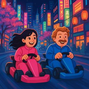 Mario Karting in Tokyo