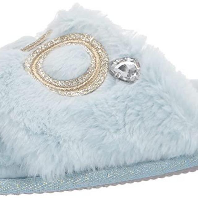 Dearfoams Women's Bridal I Do & I Do Crew Giftable Slide Slipper