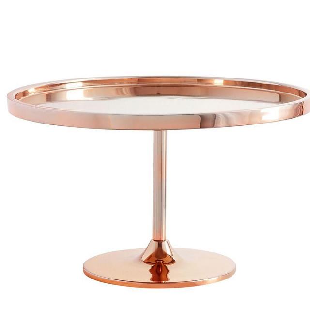 Monique Lhuillier Rose Gold Dessert Stand- Large